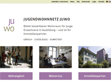 Tablet Screenshot of juwo.ch